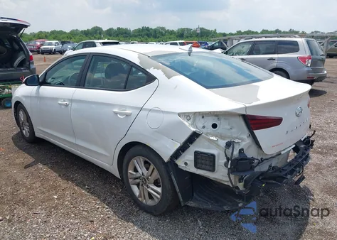 2019 Hyundai Elantra Sel z USA, uszkodzony, nr VIN 5NPD84LF0KH472898
